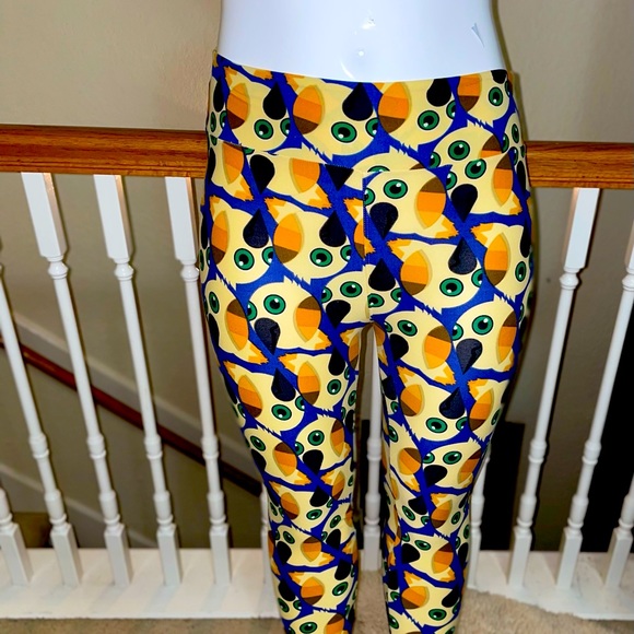 Lularoe Owl Leggings Tall And Curvy 